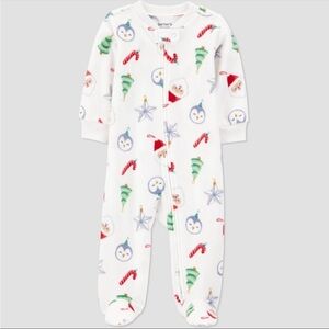 NEW Carter's Just One You® Baby Holiday Ornaments Sleep N' Play Pajama Onesie